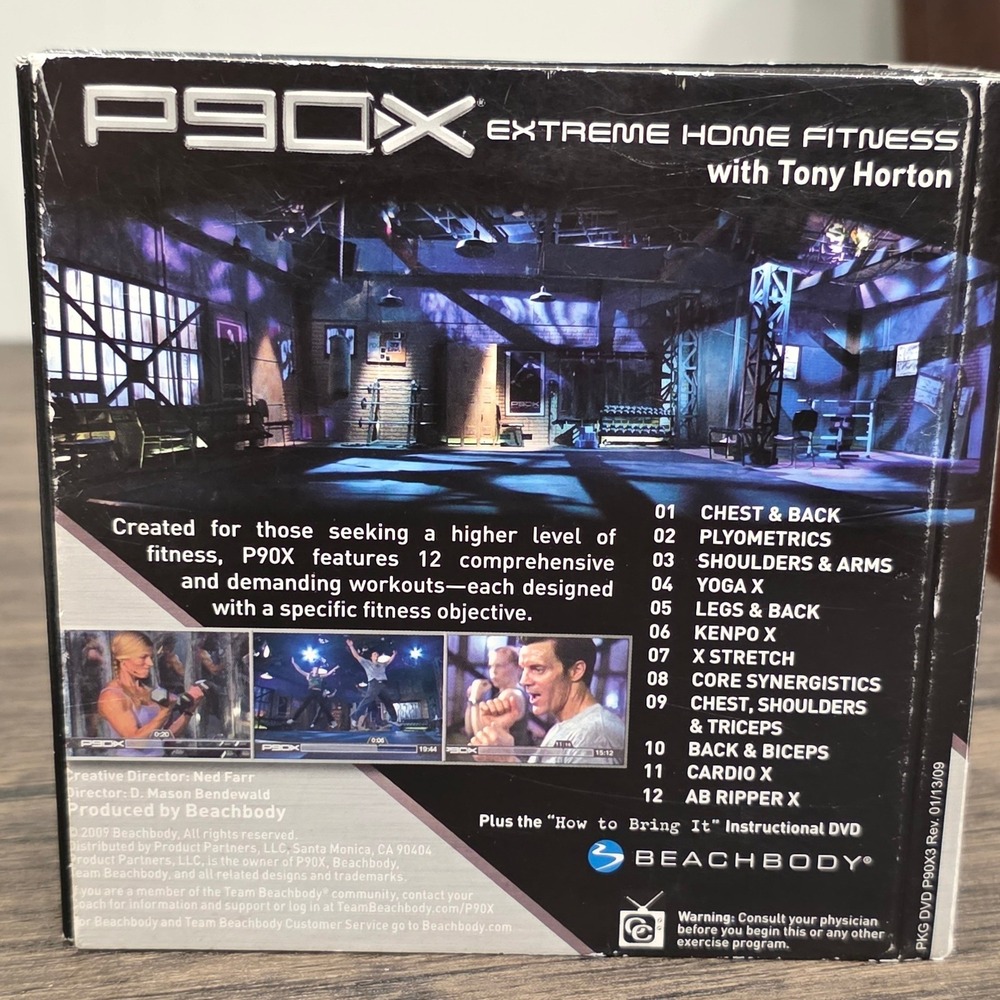P90X Extreme Home Fitness Workouts 12(11) TrainingDVD Set Tony Horton Beachbody - Picture 3 of 16